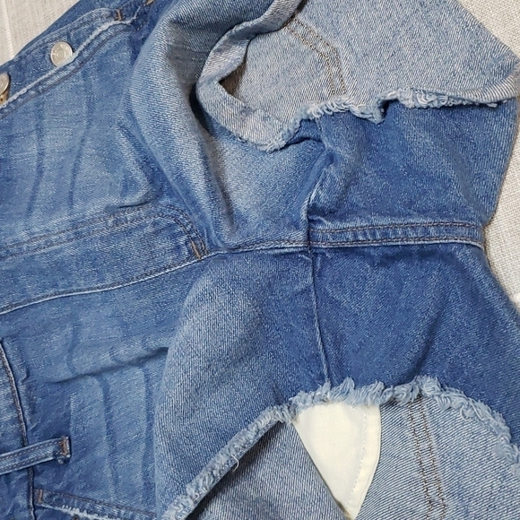 MADEWELL Adirondack Short Overalls in Denville Wash, Size S - Picture 14 of 15
